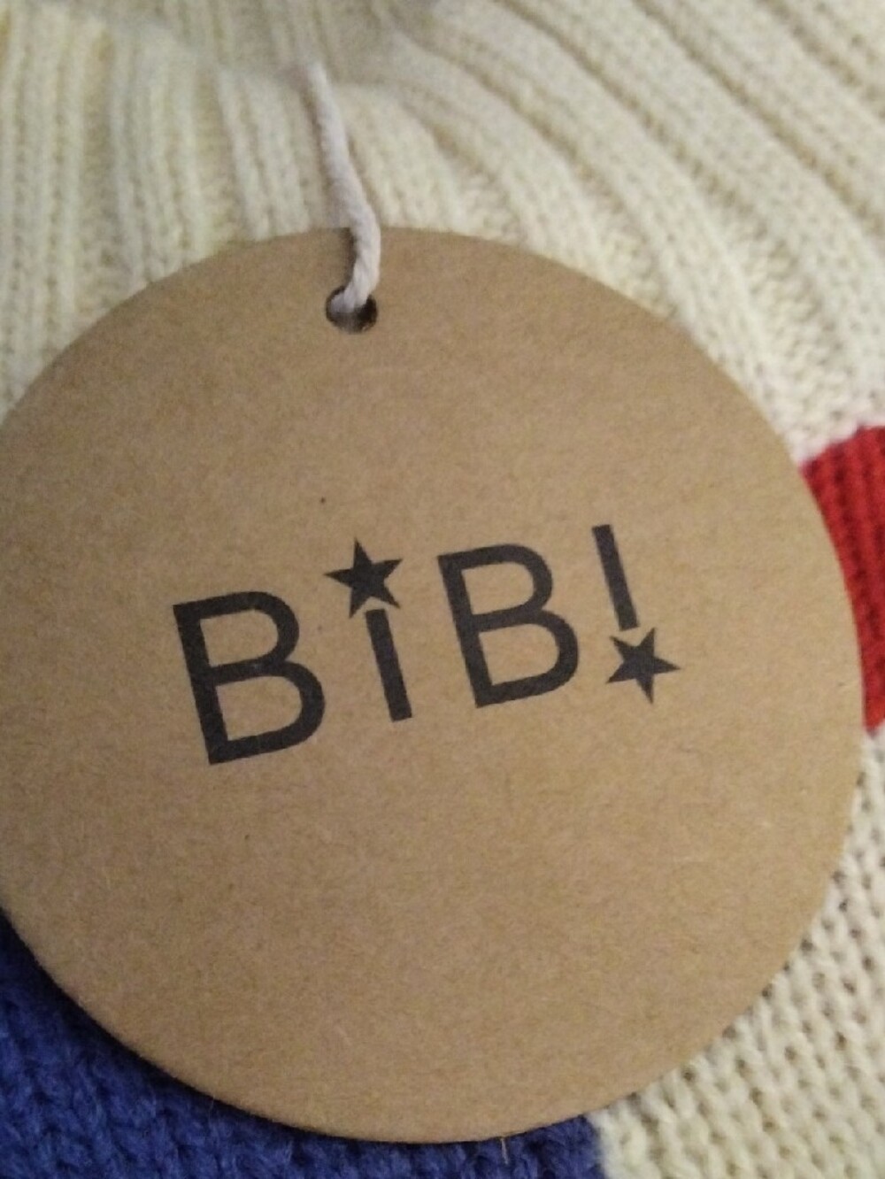 BiBi Red, White & Blue Flag Knit Pullover - Picture 6 of 6